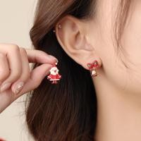 ราคา เข็มเงินหยดน้ำมันลายซานตาคลอสพร้อมจี้ระฆังต่างหู ออกแบบเฉพาะ สไตล์น่ารักๆ (42117258168)