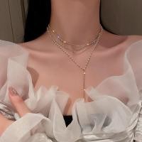 ราคา สร้อยคอจี้หลายชั้นประดับเพชร อเนกประสงค์ มีสไตล์หรูหรา (41123948050)