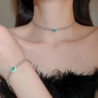 ราคา ชุดเครื่องประดับมรกต ทอง เงิน สำหรับสร้อยคอมือ แฟชั่นประจำวัน (53852608619)