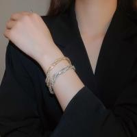 ราคา สร้อยข้อมือหลายชั้นฝังเพชร สวยงามหรูหรา อุปกรณ์เสริมระดับพรีเมียม (43961594144)