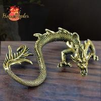 ราคา HomeHepler จีน Beast รูปปั้นมังกร Bronze ตุ๊กตาเครื่องประดับโบราณทองแดง Mythical สัตว์ Miniature ตกแต่งบ้านหัตถกรรมคอลเลกชันใหม่ (55856243982)