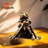 ราคา HomeHepler Vintage ทองเหลืองกบรูปปั้น Miniature กบประติมากรรมโบราณสัตว์ Figurine ชาสัตว์เลี้ยง Home Office Decor เหมาะสําหรับนักสะสมใหม่ (54606282955)