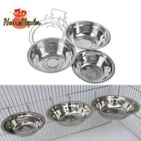 ราคา HomeHepler สแตนเลสสัตว์เลี้ยงแขวนชามให้อาหารสุนัขแมวนกนกแก้วอาหารกรงน้ําถ้วย ใหม่ ใหม่ (53906341603)