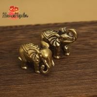 ราคา HomeHepler ทองเหลือง Little Luy ช้างรูปปั้นขนาดเล็กตกแต่งบ้านประติมากรรมทองเหลืองตกแต่งโต๊ะใหม่ (52406213792)