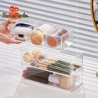 ราคา HomeHepler อะคริลิคใสแต่งหน้า Layered Storage Box โต๊ะเครื่องแป้งเครื่องสําอาง Lipsti Finishing Grid Box Desktop Drawer Storagepartment ใหม่ (52158071240)