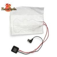 ราคา HomeHepler Electric Heating Pad อุณหภูมิปรับได้ 45 65 แผ่นทําความร้อนไฟฟ้า USB เครื่องทําความร้อน Pad สําหรับเสื้อผ้าเสื้อกั๊กใหม่ (56356296793)