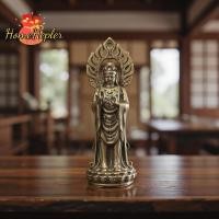 ราคา HomeHepler พระพุทธรูป Guanyin รูปปั้นพระโพธิสัตว์พระพุทธรูปเดสก์ท็อปตกแต่งหัตถกรรมพุทธตกแต่งใหม่ (55856244013)