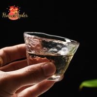 ราคา HomeHepler แก้วตอกแฮนด์เมดสไตล์ญี่ปุ่น ถ้วยน้ําชาขนาดเล็ก ถ้วยสาเก ถ้วยแก้วชา ใหม่ (55756286726)