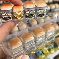 ราคา พวงกุญแจคีย์บอร์ดรูปขนมปังคาราเมล การออกแบบปุ่มคลิกเกอร์ Decompress ความเครียดบรรเทานิ้วของเล่นพวงกุญแจ (41428598013)