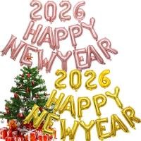 ราคา คลาสสิกกุหลาบทองสี2026ชุดลูกโป่งเงินเฟ้อปีใหม่มีความสุข ตัวอักษรขนาด16นิ้วออกแบบลูกโป่งอลูมิเนียมฟอยล์พรีเมี่ยม (54250344569)