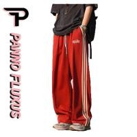 ราคา PannoFluxus กางเกงวอร์มขายาวลําลอง ทรงหลวม ลายทาง สไตล์ฮิปฮอป แฟชั่นฤดูใบไม้ร่วง สําหรับผู้ชาย (22756813179)