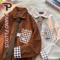ราคา เสื้อแขนยาว PannoFluxus สไตล์ Unisex ดีไซน์ผ้าลูกฟูกย้อนยุคญี่ปุ่น คุณภาพสูง (54303005283)