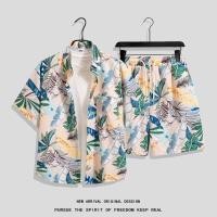 ราคา ปันโนฟลุกซ์ ชุดไปทะเลผู้ชาย สไตล์ฮาวายแฟชั่น เสื้อแขนสั้น กางเกงขาสั้น (25143920734)