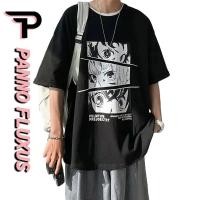 ราคา PannoFluxus เสื้อยืดผู้ชาย สไตล์เกาหลี ลายอนิเมะ สไตล์มินิมอล ใส่สบาย มีสินค้าพร้อมส่ง (23723828059)
