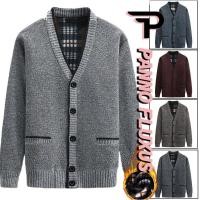 ราคา PannoFluxus เสื้อสเวตเตอร์ถักผู้ชายวัยกลางคนและผู้สูงอายุขนแกะเสื้อกันหนาวคอวีแฟชั่นคาร์ดิแกนยอดนิยมเหมาะสำหรับสมาชิกในครอบครัว (20665634092)