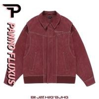 ราคา Pannofluxus เสื้อแจ็คเก็ตหนังผู้ชายสีทึบย้อนยุคอเมริกันเรียบง่ายชุดเบสบอลเย็นระดับไฮเอนด์ (27161288681)