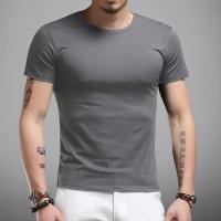 ราคา PannoFluxus เสื้อยืดผู้ชาย แขนสั้น สไตล์ญี่ปุ่น สีทึบ เรียบง่าย (53500183956)