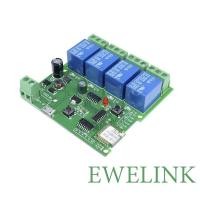 ราคา Sonoff Ewelink โมดูลสวิตซ์ไร้สาย โมดูลสวิตซ์ รีเลย์ wireless wifi DC 5V และ AC DC 7 32V บ้านสมาร์ท ล็อคประตู (26586411563)