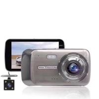 ราคา CashCam Q420กล้องติดรถยนต์ 4 3 IPS screen 1296FULL HD บันทึกกล้องหน้าพร้อมหลัง CQ420 รุ่นใหม่ล่าสุด (9228452589)