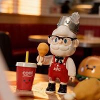 ราคา KFC RICO FARIER BOB Grandpa ทาร์ตไข่สไตล์ตุ๊กตาไวนิลของเล่นตุ๊กตาสะสม (45207510788)