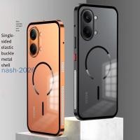 ราคา ปลอกสําหรับ Xiaomi Redmi Turbo 5 Max 5Max Turbo5 Max Turbo5Max การปรับแต่งเคสโทรศัพท์กันกระแทก frosted back กรอบโลหะดูดแม่เหล็กฝาหลัง (55256355897)