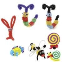 ราคา Honglai Honglai FTVOGUE 1000 ชิ้น Mega Craft งานฝีมือ DIY Kit สำหรับเด็กทำความสะอาดท่อ Pom Poms Googly Eyes ศิลปะและชุดอุปกรณ์โครงการบ้านโรงเรียน (45555996227)