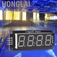 ราคา Honglai จอแสดงผล LED หลอดโมดูล 4 หลัก 7 Segment เหมาะสำหรับใช้ Library TM1637 h (29907195606)
