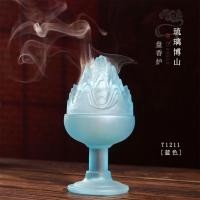 ราคา กเครื่องพ่นอโรมา ธูปแก้วผสม สูง จบ โบราณโลตัสกระถางธูปครัวเรือน โบชาน เตาชุดกระถางธูปแก้วหยกธูปหอกระถางธูป007 ซคิว (51657657172)
