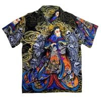 ราคา มือ 1 พร้อมกล่อง เสื้อฮาวาย ลายญี่ปุ่น CRAZY Beautiful Believe Size 48 (25821369283)