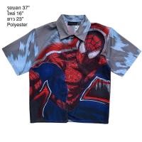 ราคา มือ2 เสื้อฮาวายเด็ก Size 37 ลาย Spider Man (21112368757)