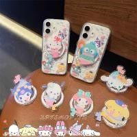 ราคา Magnetic Mermaid SanrSeries Bracket เคสโทรศัพท์สําหรับ iPhone 17 Pro Max 17 Air 16 Plus 15 14 13 12 11ProMax Full Coverage กันกระแทกป้องกันอะคริลิคปลอก (28270488831)