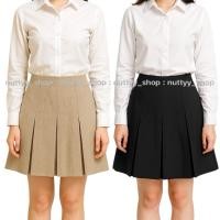 ราคา กระโปรงทรงเอ3ทวิสหน้า2ทวิสหลังซิปหลังยาว19ผ้าสโนว์ (29379313565)