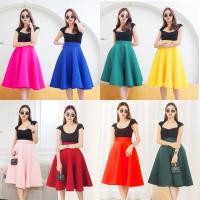 ราคา มาครบสีทุกเเล้วจร้า มีไซส์ใหญ่ Bigsize กระโปรงย้วยรอบผ้าโฟมสีพื้น27นิ้ว (4614449894)