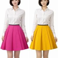 ราคา กระโปรง7ชิ้นผ้าโฟมสีพื้นสดใสความยาว18นิ้ว (4736306422)