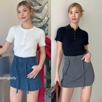 ราคา กางเกงกระโปรง ผ้าญี่ปุ่นสีพื้นเทา (26311064210)