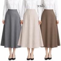 ราคา กระโปรงทรงย้วยยาว33นิ้วผ้าโซดาซิปหลังมีซับใน (25320612481)
