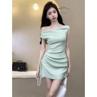 ราคา เดรสเปิดไหล่มินิ สำหรับฤดูร้อน (57056982445)