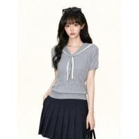 ราคา เสื้อแขนสั้นโยกอกทรงทหาร สำหรับฤดูร้อน สไตล์อเนกประสงค์ไม่เหมือนใคร (56907967756)