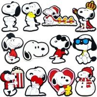 ราคา รองเท้าบุ๊คเกิล์น่ารัก Snoopy และ accessories ดอกไม้ ซื้อ 3 ได้ 4 (51856620283)