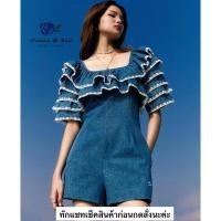 ราคา จั้มสูทยีนส์ขาสั้นน่ารักcute ชุดจั้มsummerฉ่ำ (29505408760)