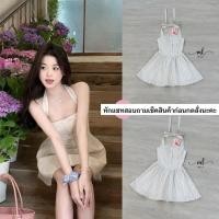 ราคา มินิเดรสลายริ้วทรงน่ารัก (40213279926)