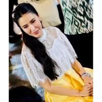 ราคา เสื้อลูกไม้สีขาว เสื้อลูกไม้ใส่คู่ผ้าถุง ทักแชทเช็คสินค้าก่อนกดสั่งนะ (19285072364)