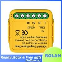ราคา Rolan Rolan Tuya WiFi Smart Home Energy Monitor 2 4GHZ เมตรการบริโภคเฟสเดียว 80A หม้อแปลงกระแสไฟฟ้าพลังงานแสงอาทิตย์แคลมป์ไฟฟ้าสถิติไฟฟ้า 100 240V AC 50 60Hz (53807894040)