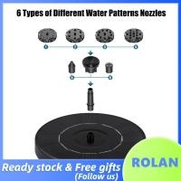 ราคา Rolan Rolan 1W น้ำพุพลังงานแสงอาทิตย์ปั๊ม 6 หัวฉีดยืนฟรีลอยน้ำสำหรับ BIRD Bath Aquarium Pool Fish TANK สวน Samll Pond (48357914083)