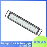 ราคา Rolan Rolan ไฟตู้ปลา LED 24 7 เต็มสเปกตรัม 18W ตู้ปลาพร้อมขายึดยืดได้ตัวจับเวลาความสว่างที่ปรับได้ตัวควบคุมภายนอกสำหรับถังปลูก ปลั๊ก US (29044463879)