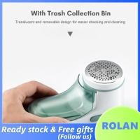 ราคา Rolan Rolan เครื่องโกนหนวดผ้าแบบพกพา Lint Remover เสื้อกันหนาว Defuzzer แบตเตอรี่ขับเคลื่อนด้วยอัพเกรดใบมีด 3 ใบถังขยะขนาดใหญ่ Pilling Trimmer สำหรับเสื้อผ้า (50057907725)