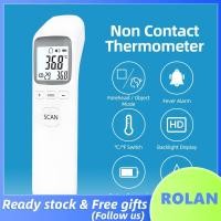 ราคา Rolan Rolan เครื่องวัดอุณหภูมิอินฟราเรดแบบไม่สัมผัสสำหรับหน้าผากการอ่านค่าความแม่นยำทันทีสัญญาณเตือนไข้ 32 หน่วยความจำเรียกคืนจอแสดงผล LCD ดิจิตอลผู้ใหญ่และเด็ก (44957918448)