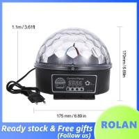 ราคา Rolan Rolan DMX512 LEDs Ball Stage Light พร้อมรีโมทคอนโทรล 6 ช่องเสียงเปิดใช้งานไฟปาร์ตี้สี Par Lighting สำหรับดิสโก้ DJ Club Dance (45706668444)
