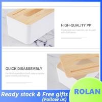 ราคา Rolan Rolan ที่ใส่ทิชชู่กล่องไม้ฝาครอบแบบถอดได้สีขาวสี่เหลี่ยมผืนผ้ากระดาษผ้าเช็ดตัวสำหรับห้องน้ำ ประเภท 2 สแควร์ (55106856141)
