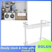 ราคา Rolan Rolan ชั้นวางของติดผนังอลูมิเนียมอัลลอยด์ 2 ชั้นลอยเก็บของห้องน้ำห้องครัวห้องนั่งเล่น (48157393043)
